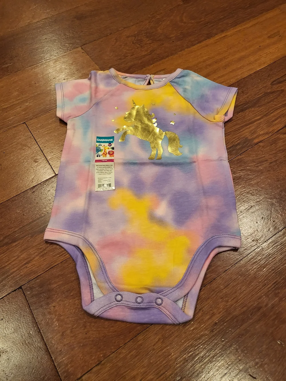 ✨ NWT Garanimals Unicorn Tie-Dye Bodysuit Bundle Size 18M ✨